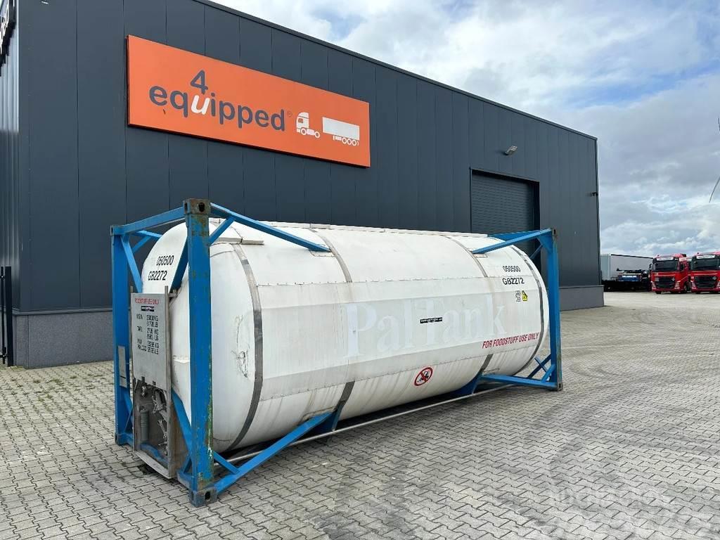  UBH FOODSTUFF 20FT ISO 24.750L/1-comp., Tankcontainer 