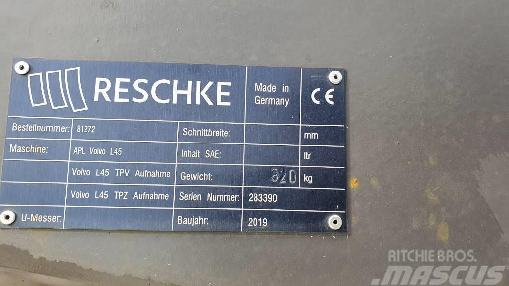Reschke Adapterplatte von TPV auf TPZ für Volvo L45H Andere Zubehörteile