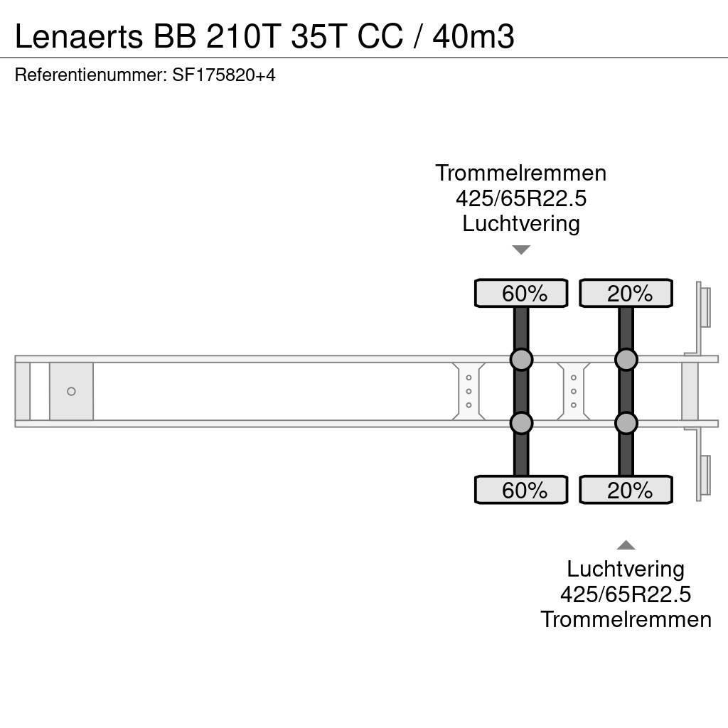 Lenaerts BB 210T 35T CC /  40m3 Kippladerauflieger