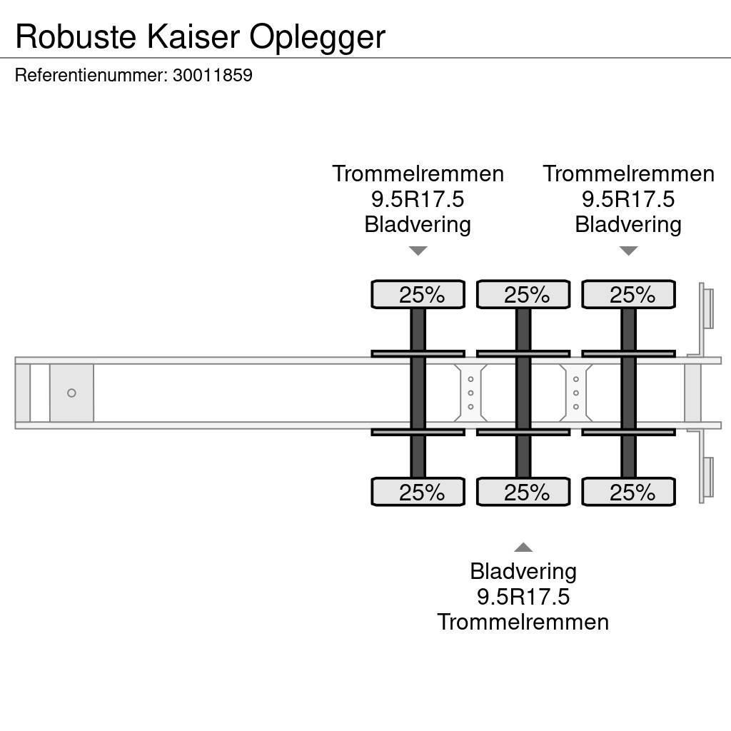 Robuste Kaiser Oplegger Tieflader-Auflieger