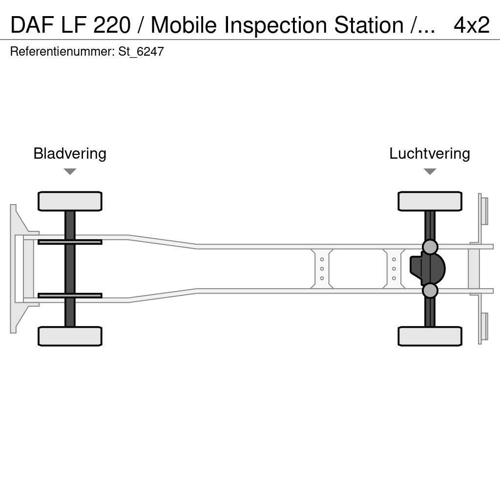 DAF LF 220 / Mobile Inspection Station / APK / TUV / M Kofferaufbau