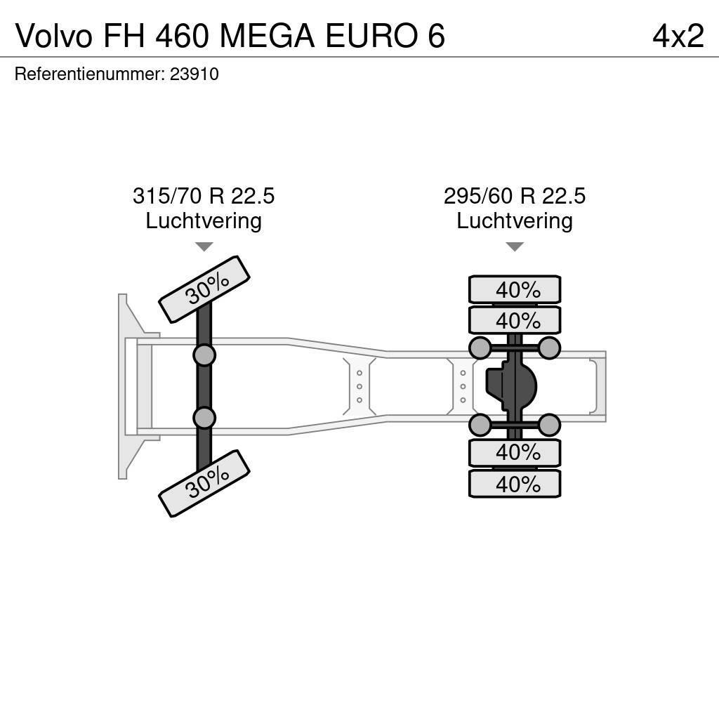 Volvo FH 460 MEGA EURO 6 Sattelzugmaschinen