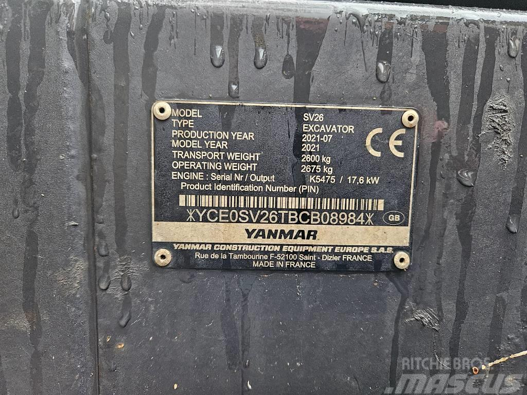 Yanmar SV 26 Minibagger < 7t