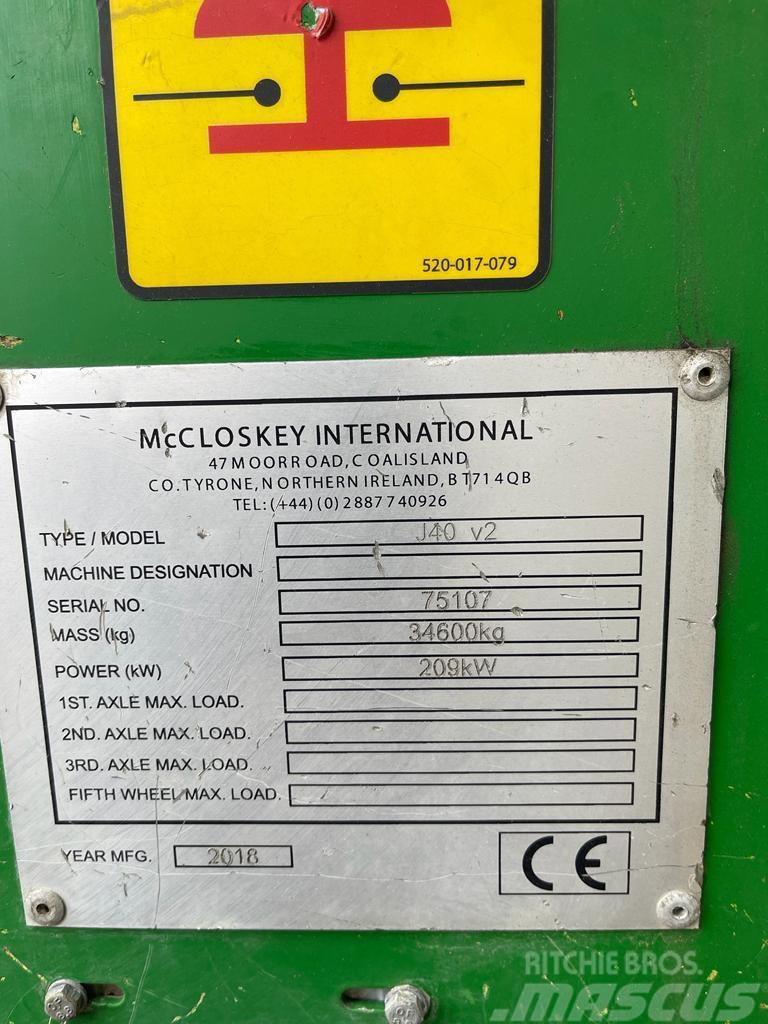 McCloskey J40 v2 Mobile Brecher