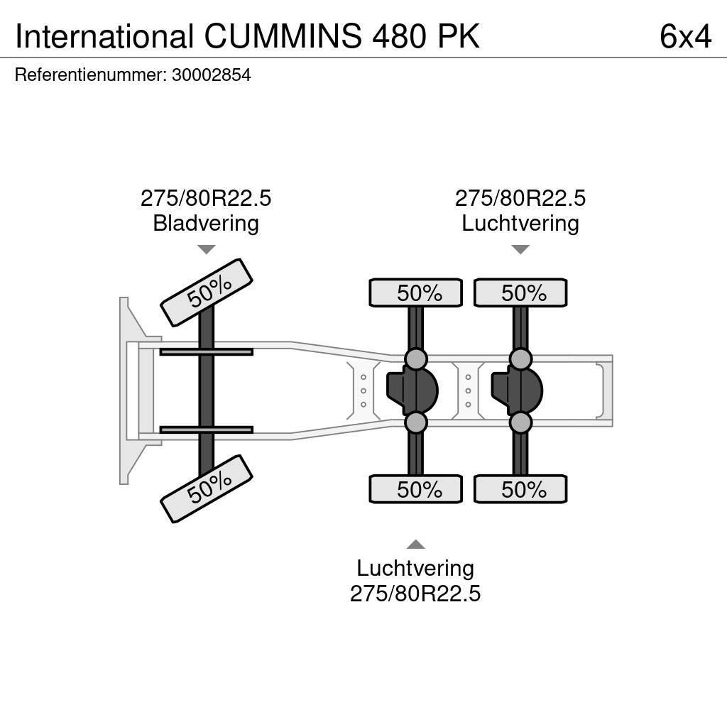 International CUMMINS 480 PK Sattelzugmaschinen