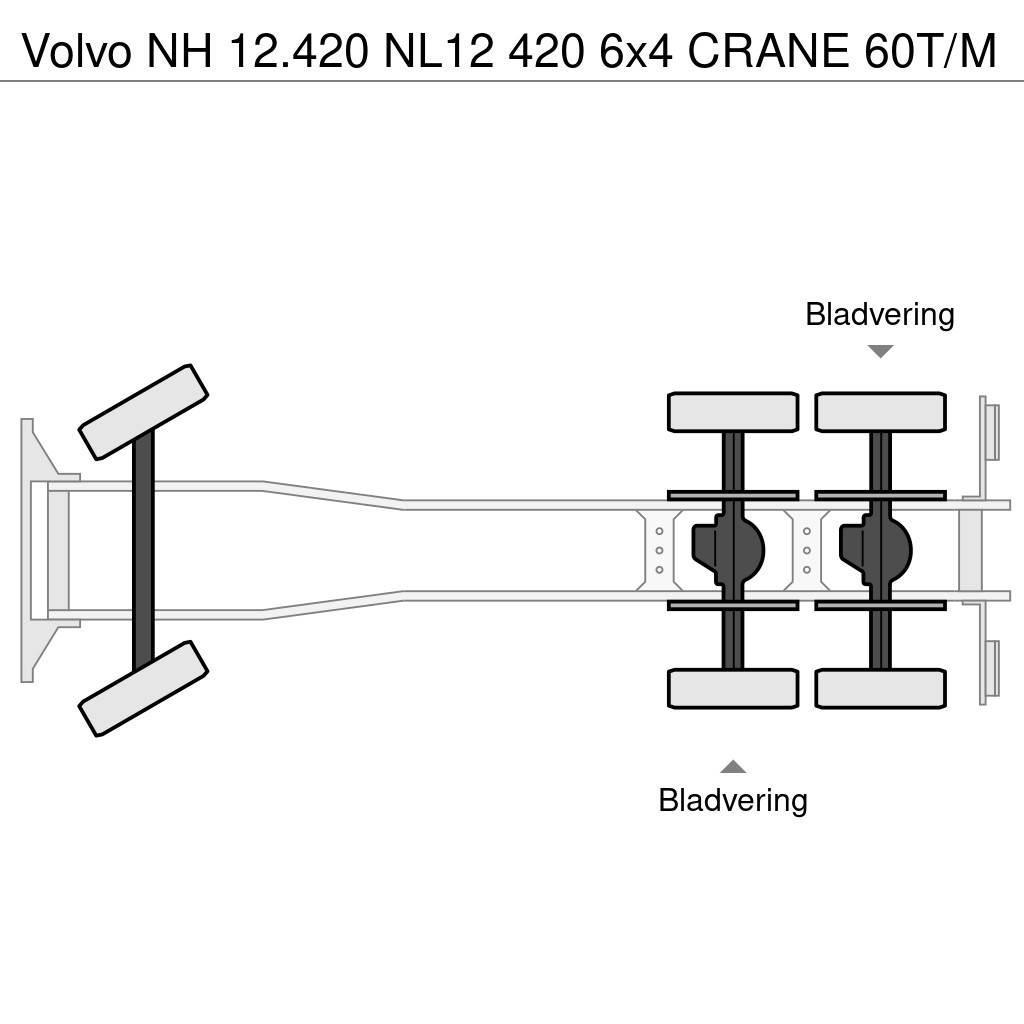 Volvo NH 12.420 NL12 420 6x4 CRANE 60T/M All-Terrain-Krane