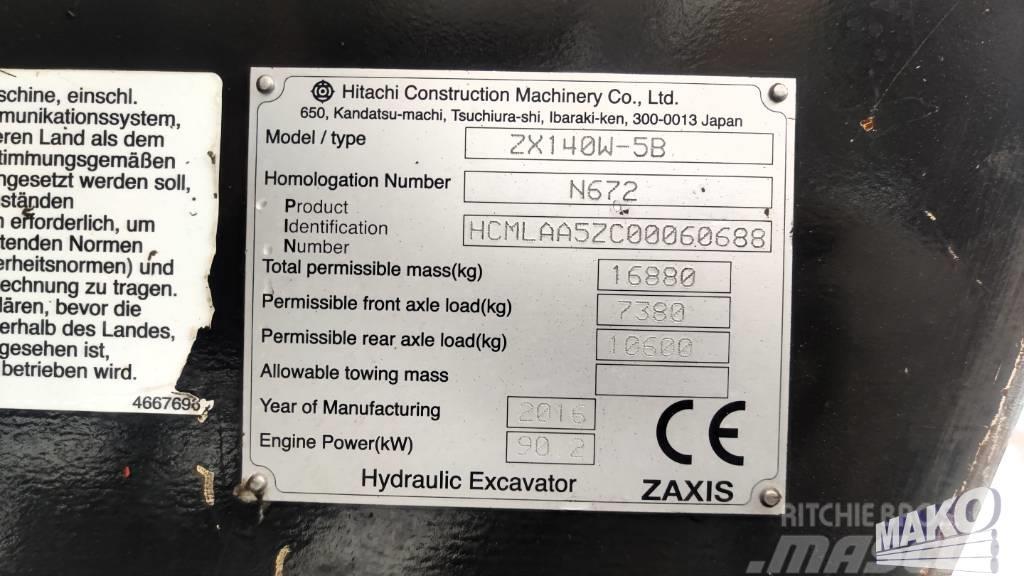 Hitachi ZX 140 Mobilbagger