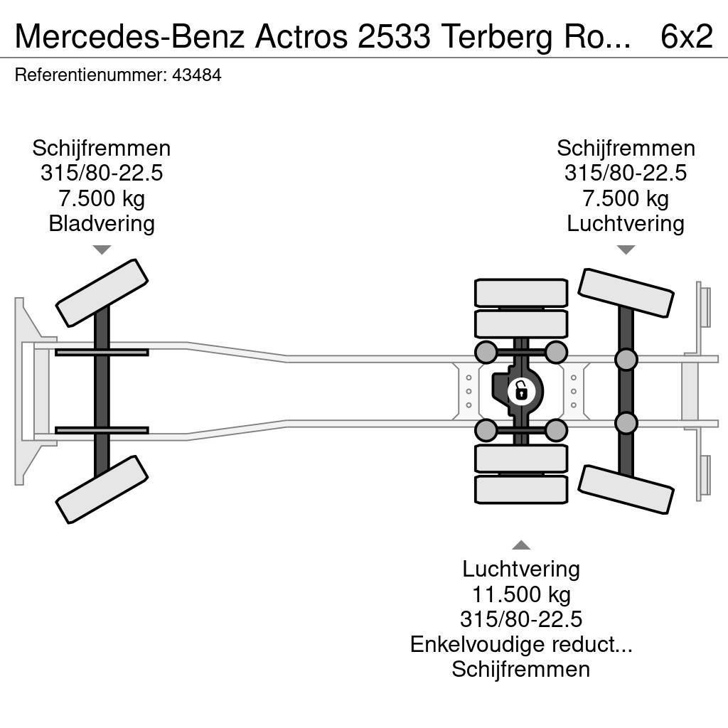 Mercedes-Benz Actros 2533 Terberg RosRoca 23m³ Müllwagen