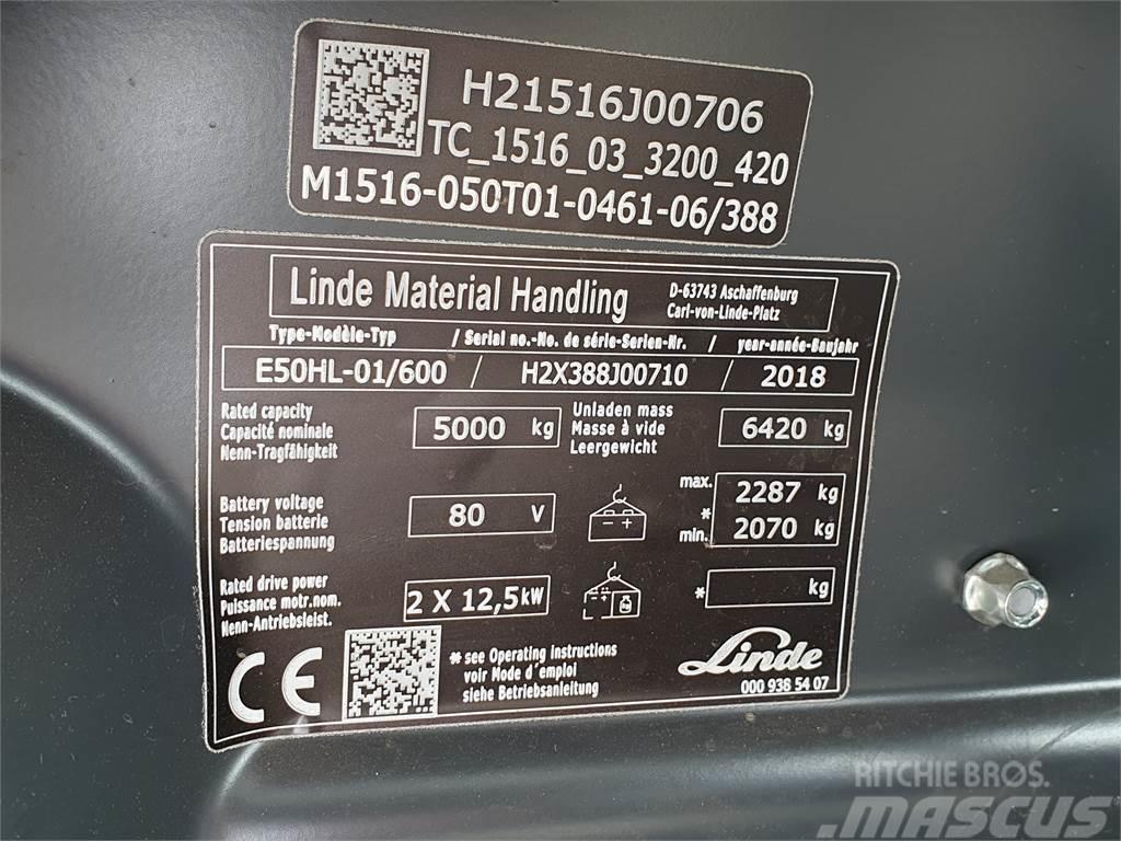 Linde E50/600HL Elektrostapler