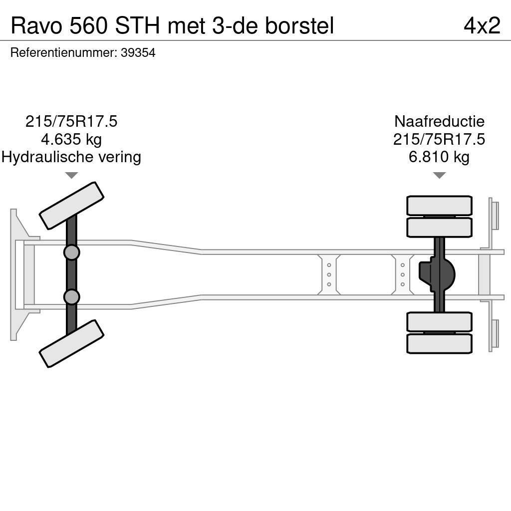 Ravo 560 STH met 3-de borstel Kehrmaschine