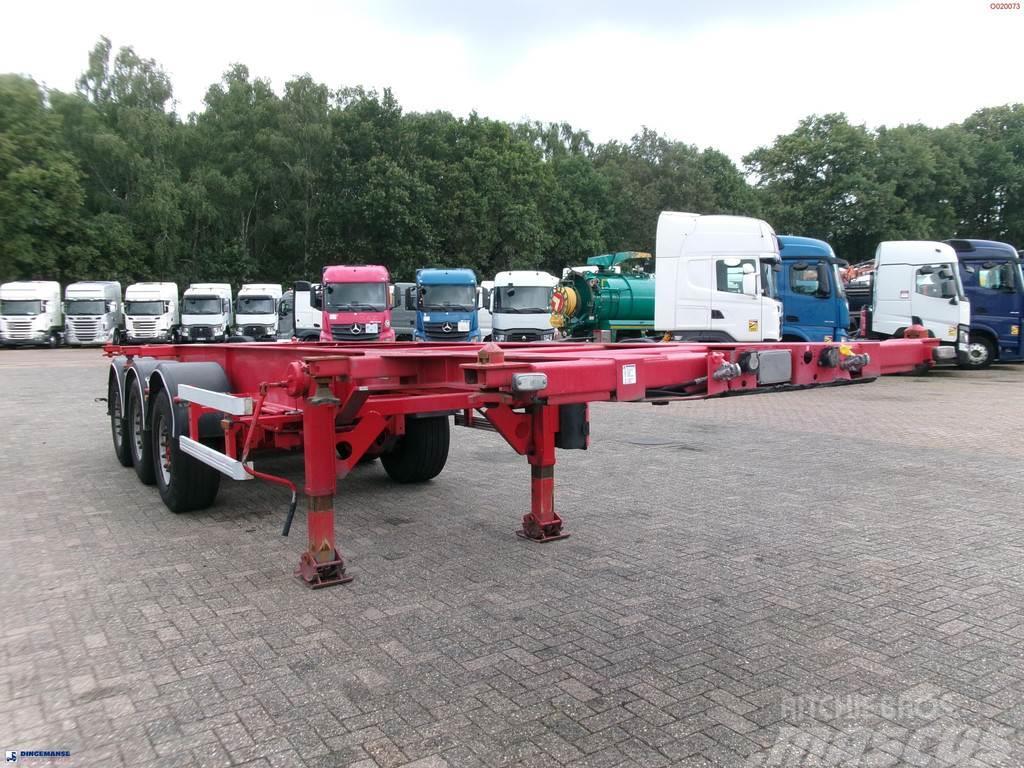 Asca 3-axle container trailer 20-30 ft Containerauflieger