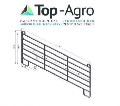 Top-Agro Partition wall door or panel HAP 240 NEW! Fütterungsautomaten