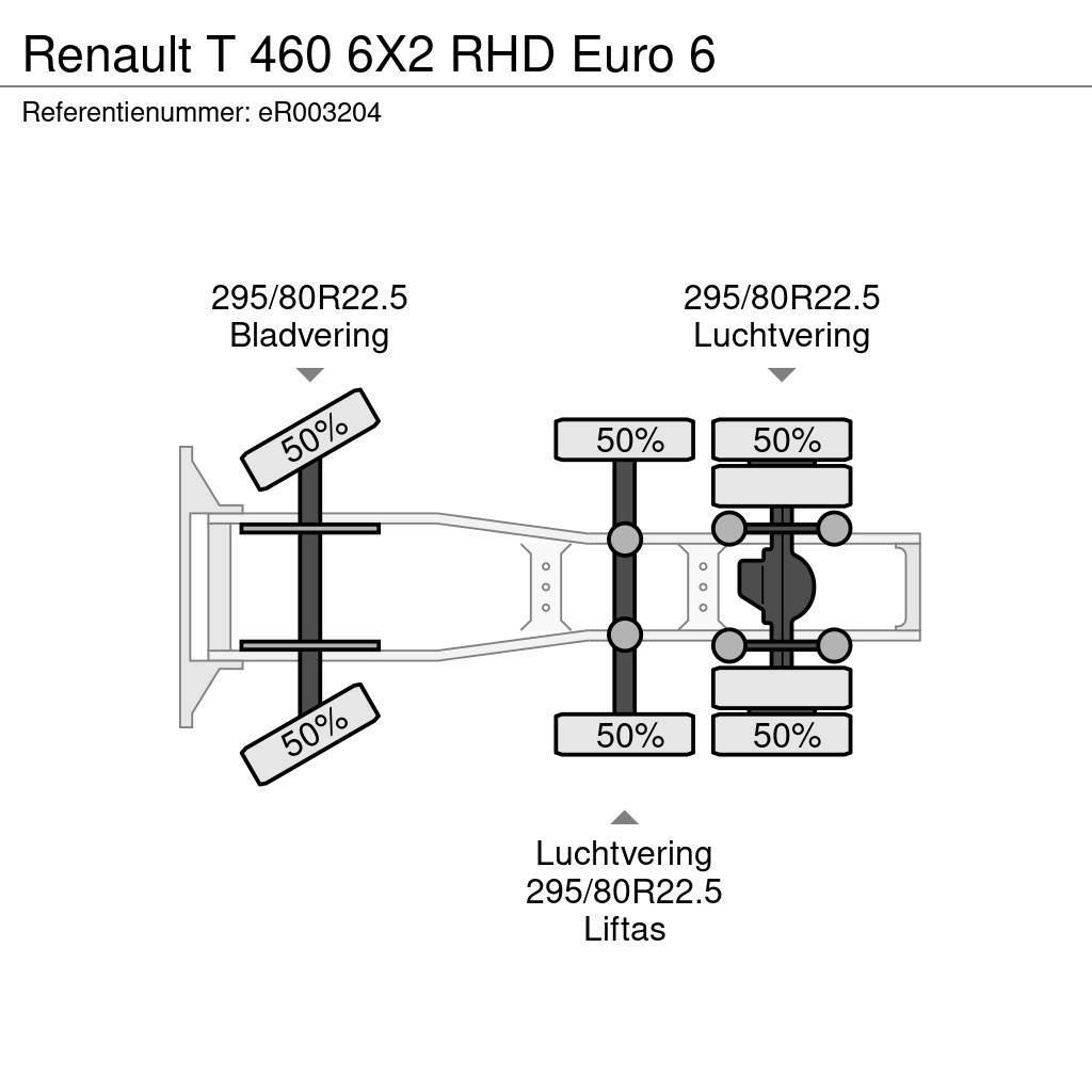 Renault T 460 6X2 RHD Euro 6 Sattelzugmaschinen