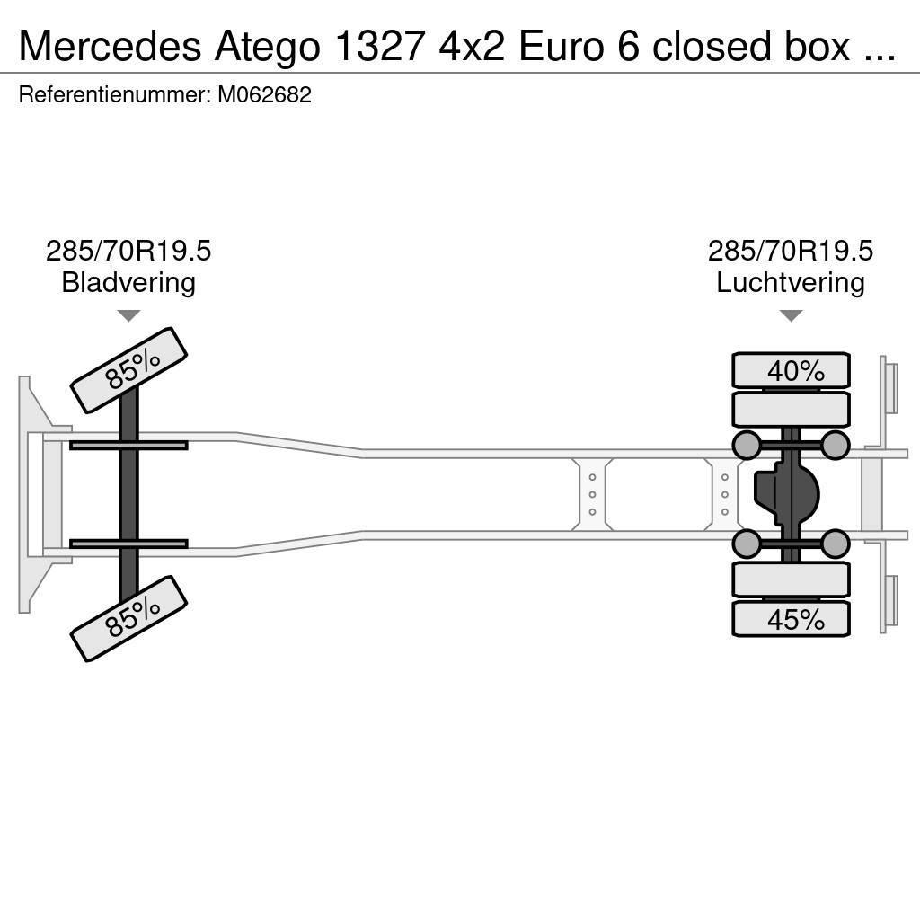 Mercedes-Benz Atego 1327 4x2 Euro 6 closed box + taillift Kofferaufbau