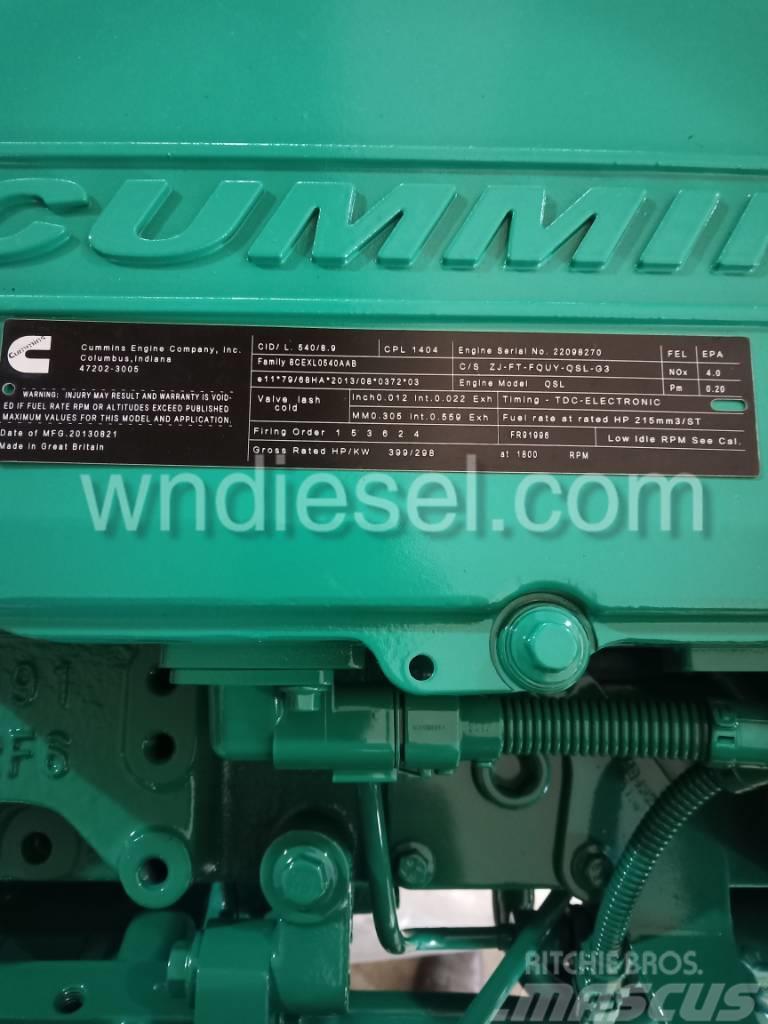 Cummins diesel engine QSL9-G3 CPL1404 Motoren