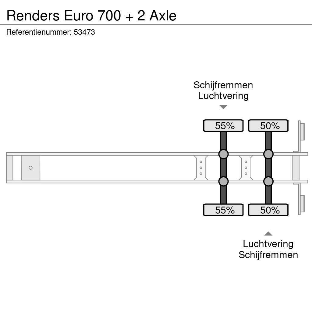 Renders Euro 700 + 2 Axle Containerauflieger