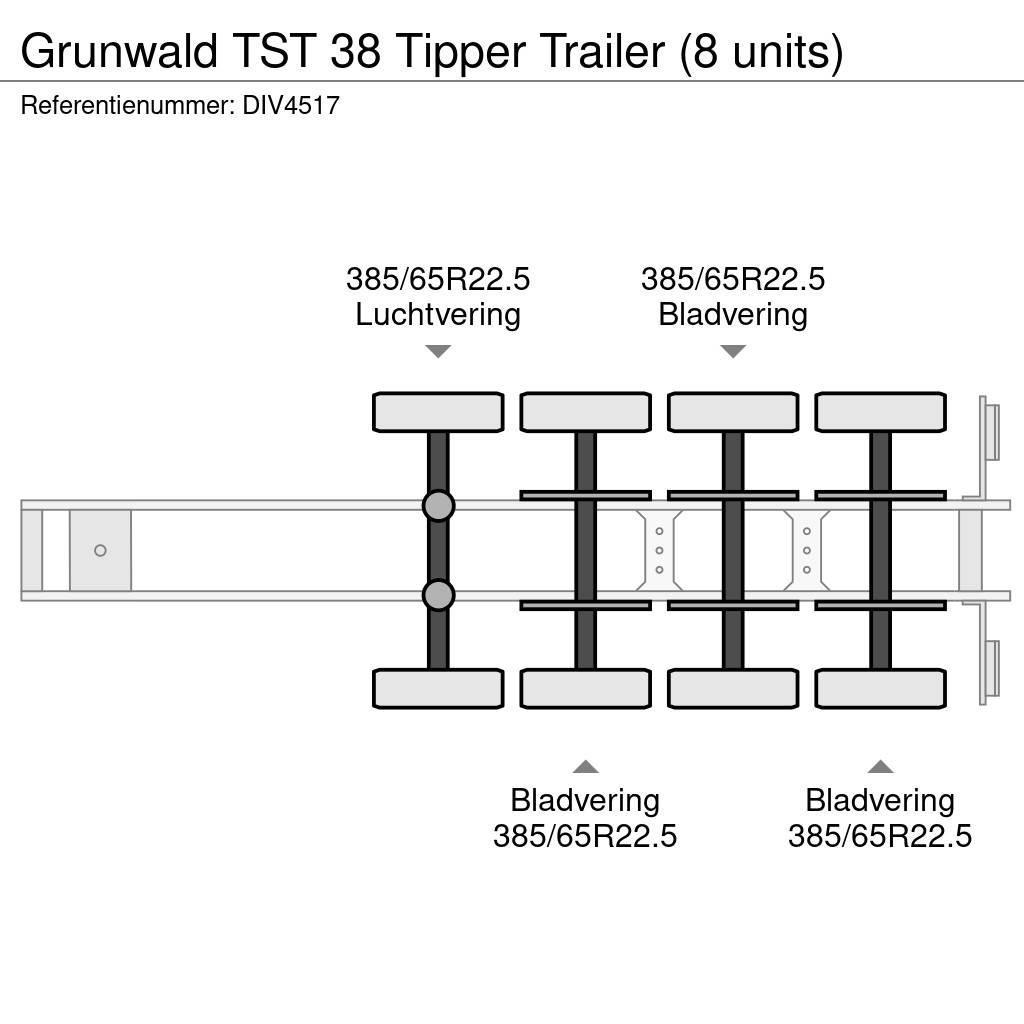 Grunwald TST 38 Tipper Trailer (8 units) Kippladerauflieger