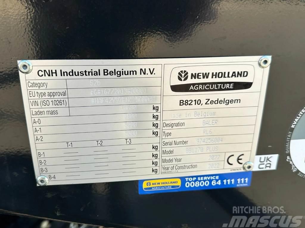 New Holland Bigbaler 1270 Plus bj 2022 met 3000 balen Feldhäcksler