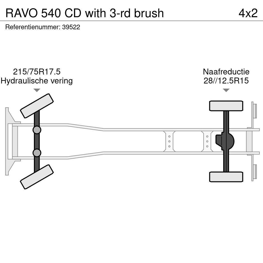 Ravo 540 CD with 3-rd brush Kehrmaschine