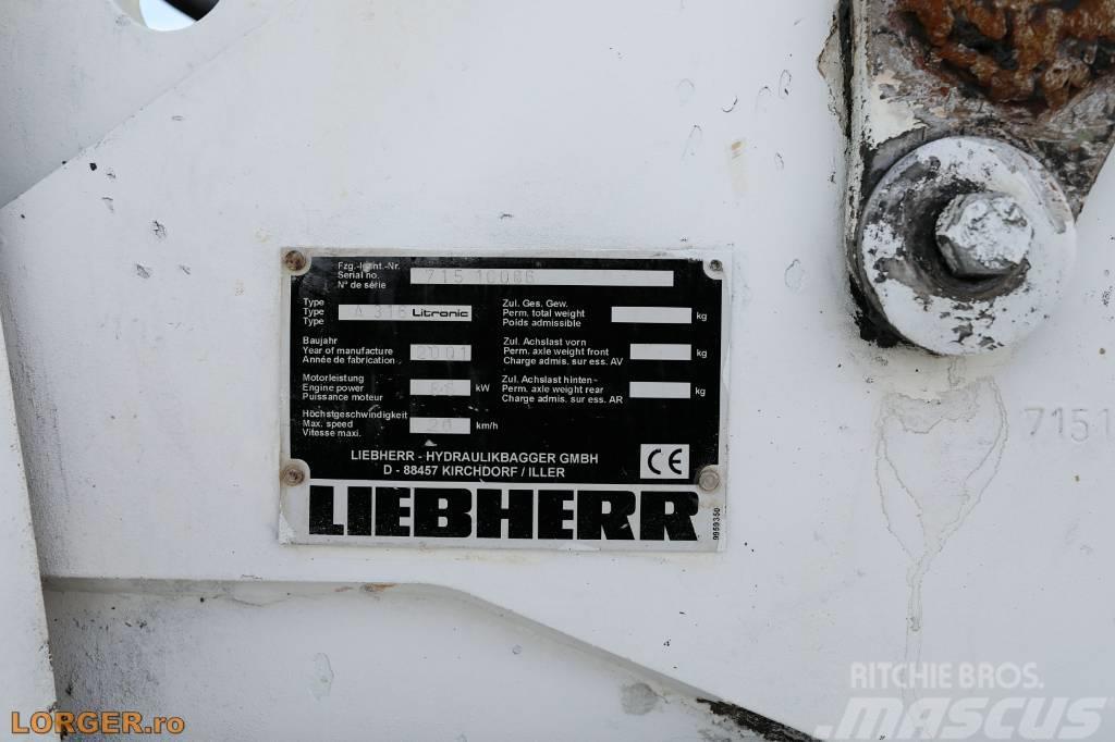 Liebherr A 316 Litronic Mobilbagger