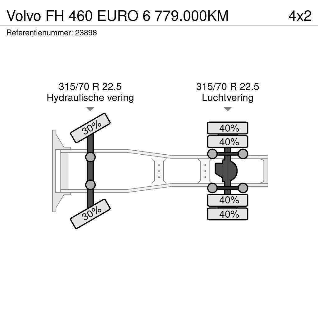 Volvo FH 460 EURO 6 779.000KM Sattelzugmaschinen