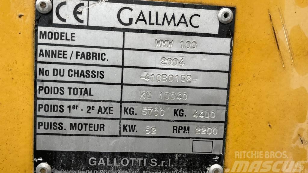 Gallmac WMW 100 Mobilbagger