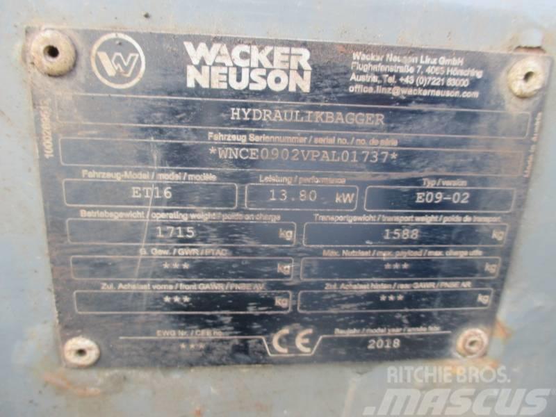 Wacker Neuson ET16 Minibagger < 7t