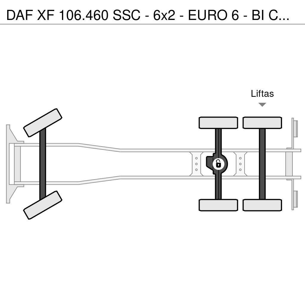 DAF XF 106.460 SSC - 6x2 - EURO 6 - BI COOL- VERY GOOD Pritschenwagen/Pritschenwagen mit Seitenklappe