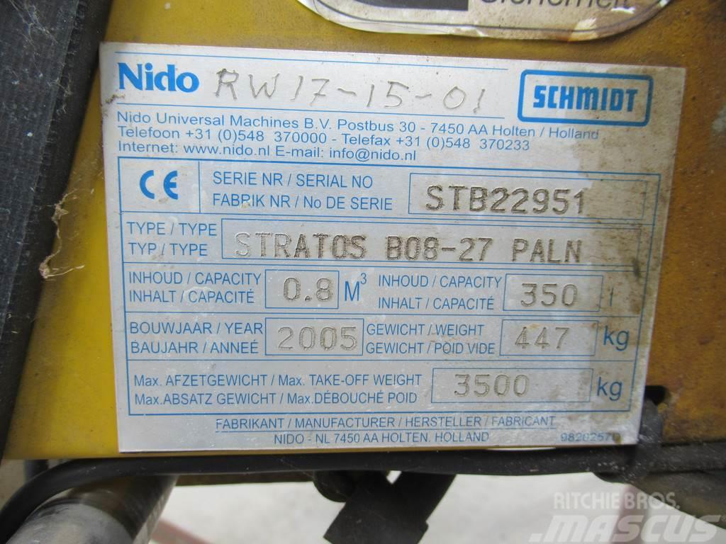 Nido - Schmidt STRATOS B08-27 PALN 0,8m3 + 350 L Zoutst Sand- und Salzstreuer