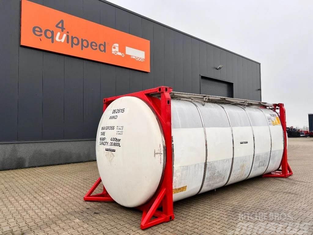 Van Hool 20FT SWAPBODY 30.800L, UN PORTABLE, T11, 2,5Y insp Tankcontainer 
