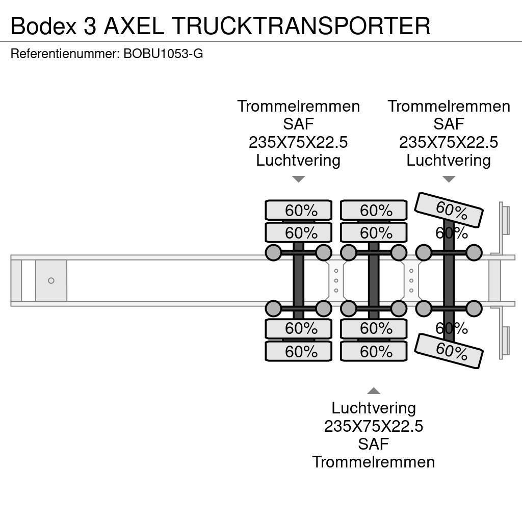 Bodex 3 AXEL TRUCKTRANSPORTER Autotransportauflieger