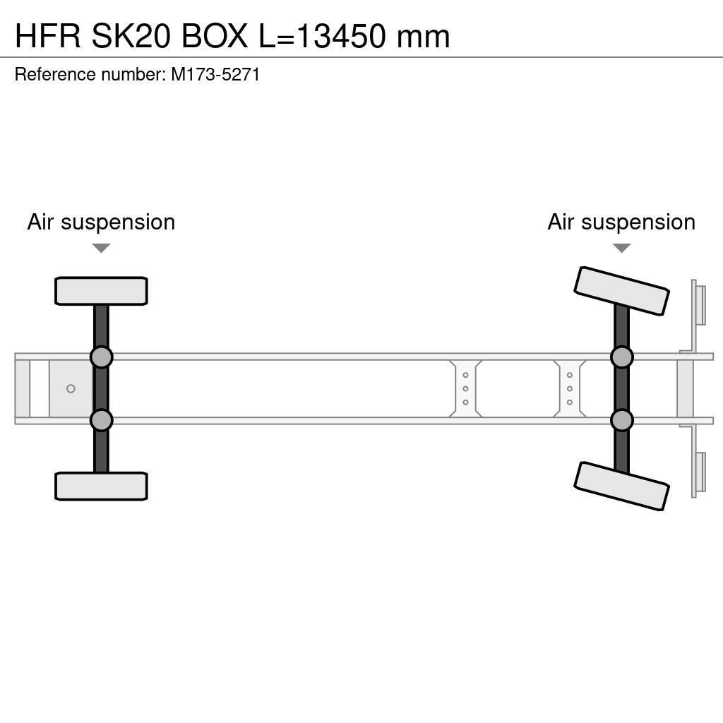 HFR SK20 BOX L=13450 mm Kofferauflieger