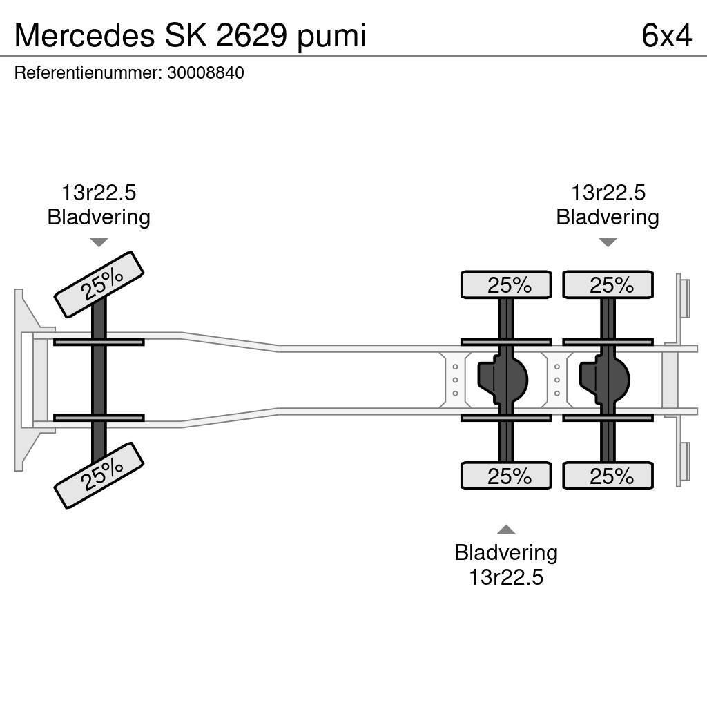 Mercedes-Benz SK 2629 pumi Betonpumpen