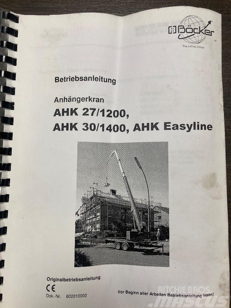 Bocker AHK 27/1200 Easyline All-Terrain-Krane