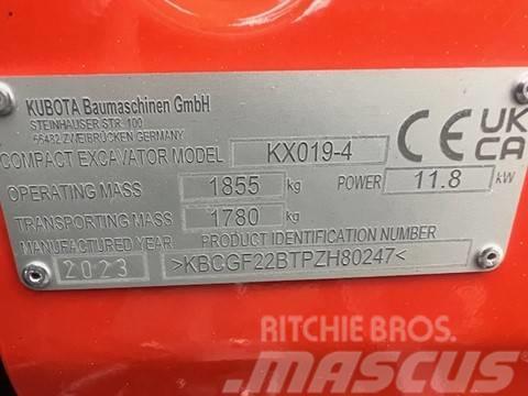 Kubota KX 019-4 Minibagger < 7t
