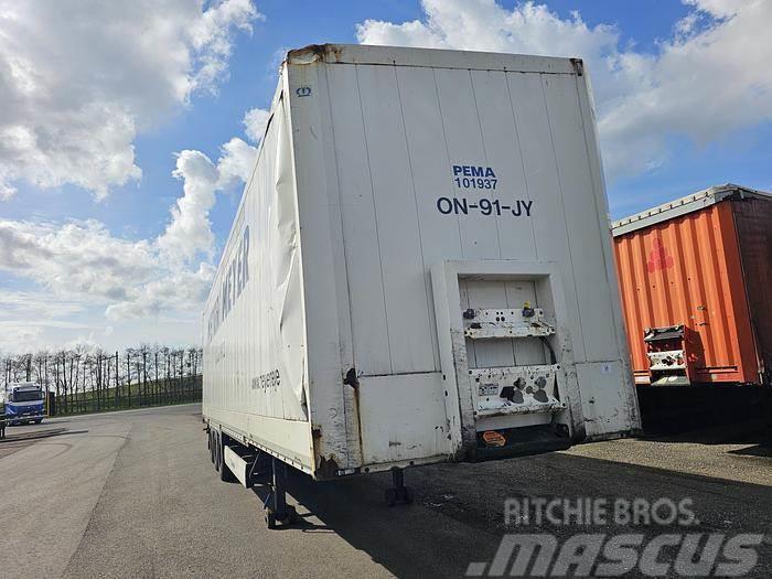 Krone sd | 3 axle mega closed box trailer| damage in fro Andere Auflieger