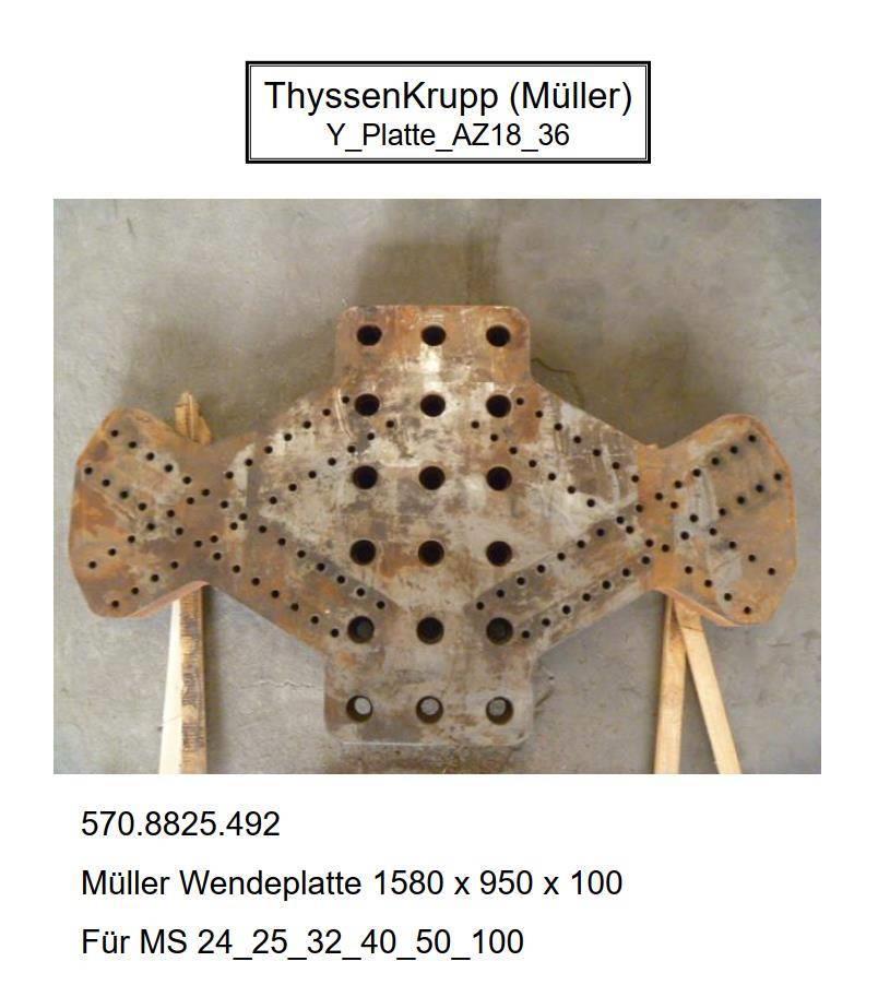 Müller Y-Platte AZ 18/36 Vibrationsramme