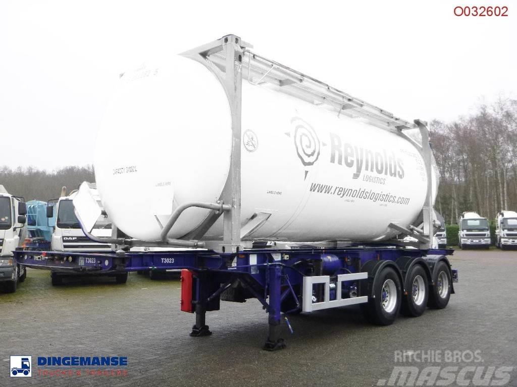  M & G 3-axle container trailer 20-30 ft Containerauflieger