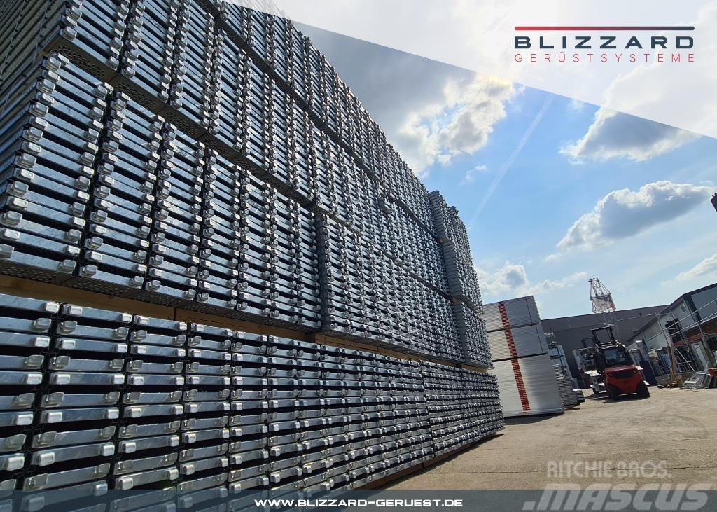  163 m² neues Fassadengerüst mit Stahlböden Blizzar Gerüste & Zubehör