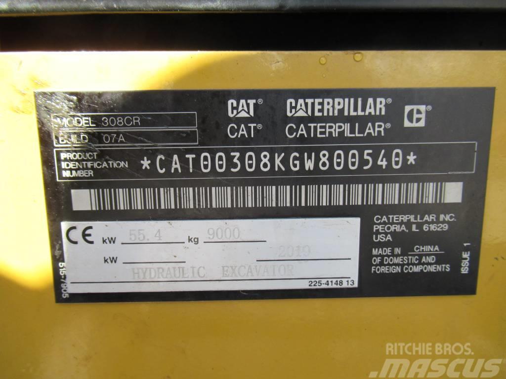 CAT 308CR Midibagger  7t - 12t