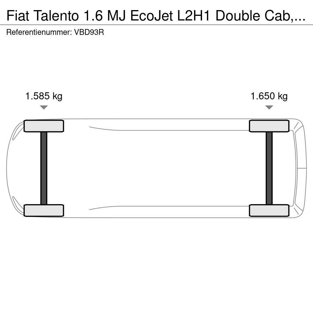 Fiat Talento 1.6 MJ EcoJet L2H1 Double Cab, Navi, Camer Kastenwagen