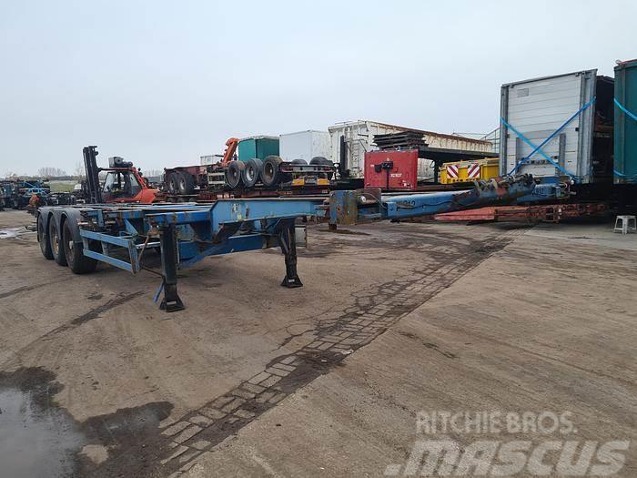 Fliegl 3 AXLE CONTAINER CHASSIS 40 2X20 20 MIDDLE SAF DRU Containerauflieger
