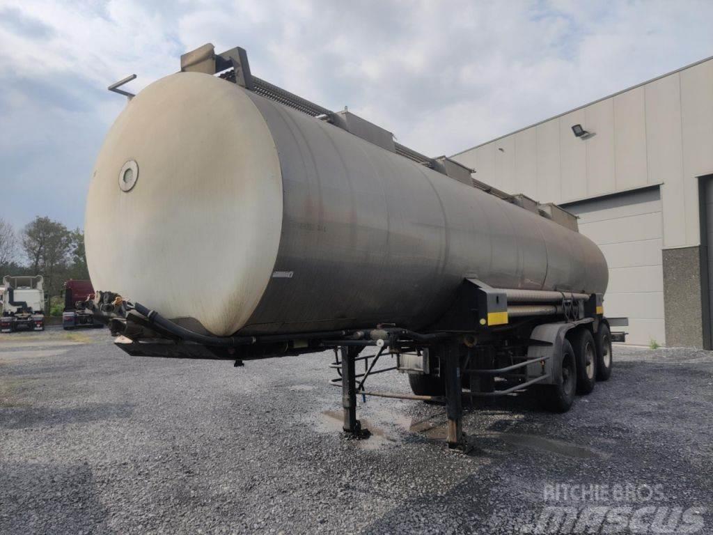 BSL CHEMICAL TANK IN STAINLESS STEEL - 29000 L - 5 UNI Tankauflieger