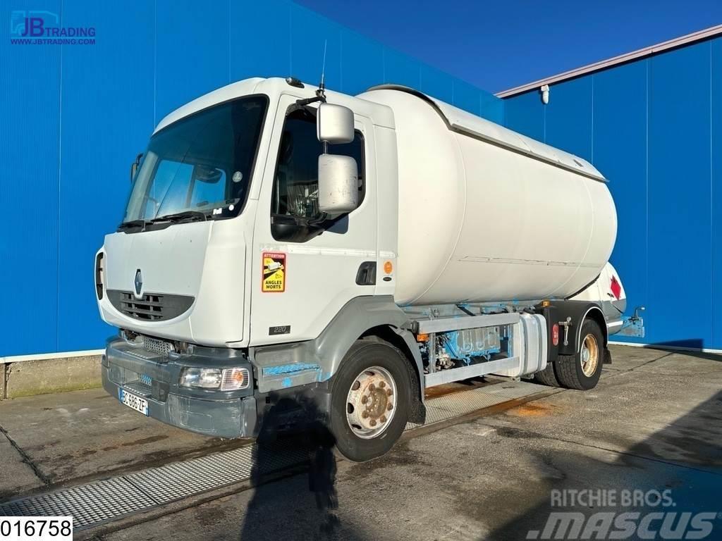 Renault Midlum 220 17013 Liter, LPG GPL, Gastank, Steel su Tankwagen