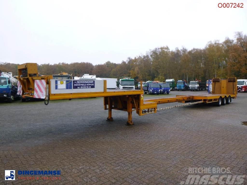 Broshuis 3-axle semi-lowbed trailer E-2190-24 / 47.5 T ext. Tieflader-Auflieger