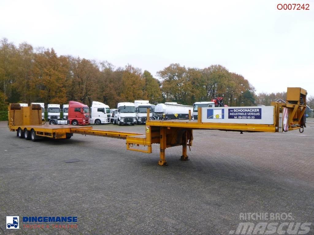 Broshuis 3-axle semi-lowbed trailer E-2190-24 / 47.5 T ext. Tieflader-Auflieger