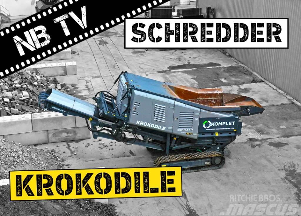Komplet Mobiler Schredder Krokodile - bis zu 200 t/h Schredder