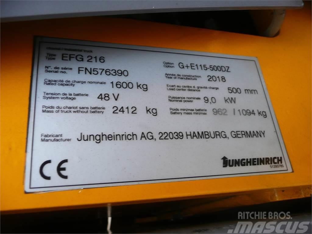 Jungheinrich EFG 216 500 DZ Elektrostapler