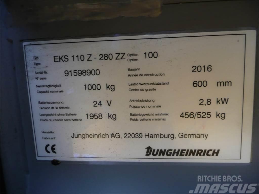 Jungheinrich EKS 110 Z 280 ZZ Hochhub-Kommissionierer