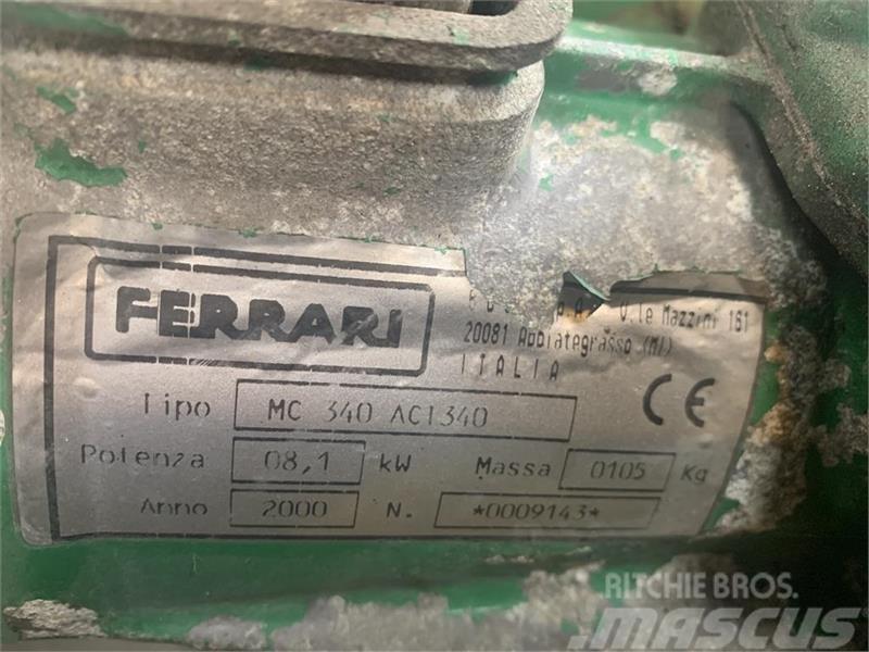 Ferrari 340 benzin med 1 meter kost Kleintraktoren